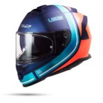 ECE22.05 Slant Gloss Blue Fl.orange