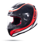 ECE22.06 Deeper Gloss Black Red