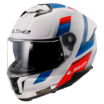 Vintage White Blue Red